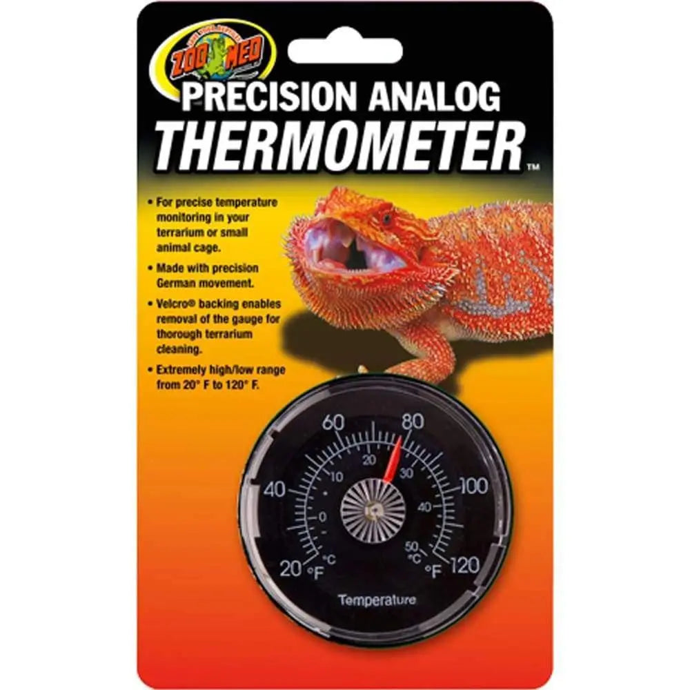 High - Precision Analog Thermometer for Reptile Terrariums and Small Animal Cages