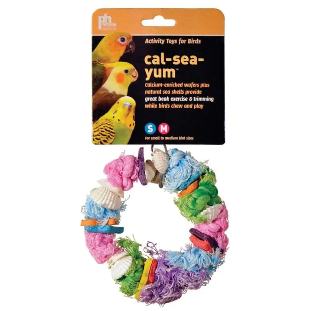 Medium-Sized Multi-Color Cal-Sea-Yums Dollar Bird Toy, 5 In X 7 In
