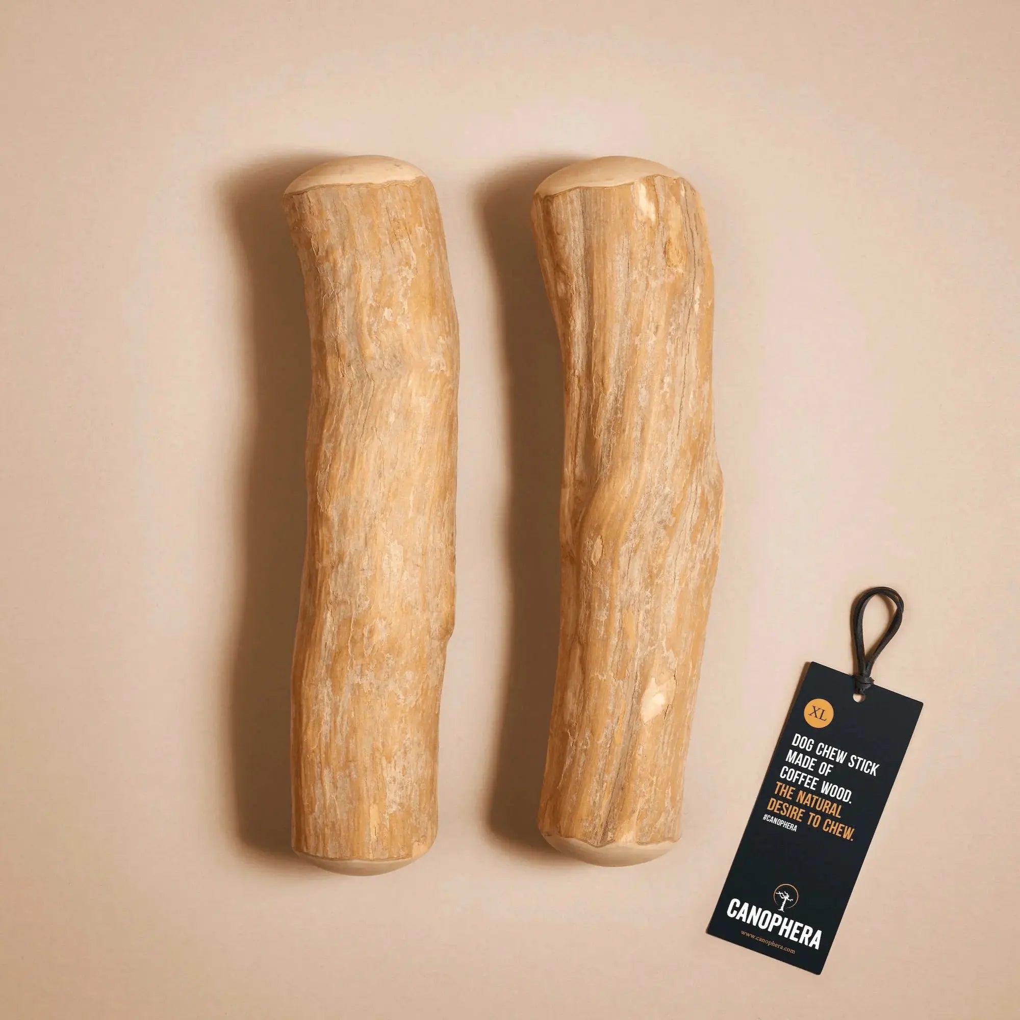 CANOPHERA Premium All-Natural Coffee Wood Chew Sticks for Canine Companions