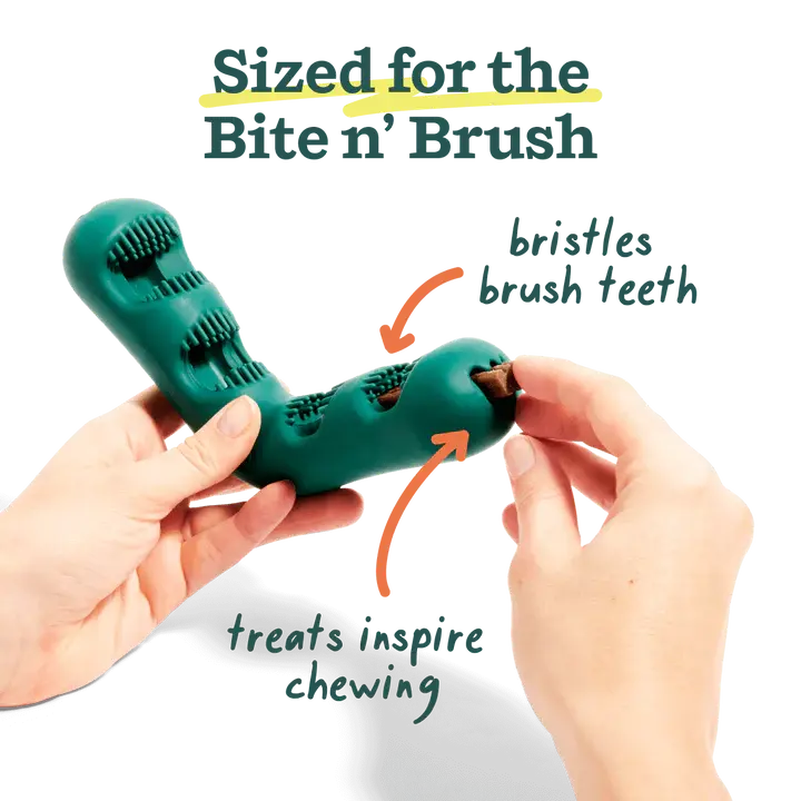 Woof Pet All - Natural Bite n' Brush Dental Treat Refills for Dogs