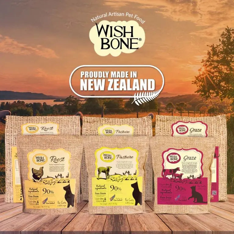 Wishbone Grain-Free Grass-Fed New Zealand Beef & Lamb Dry Cat Food