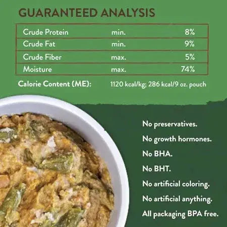 Portland Pet Food Company's Premium Grandma Ada's Homestyle Wet Dog Food with Real Turkey and Tender Yams, 8/9 oz