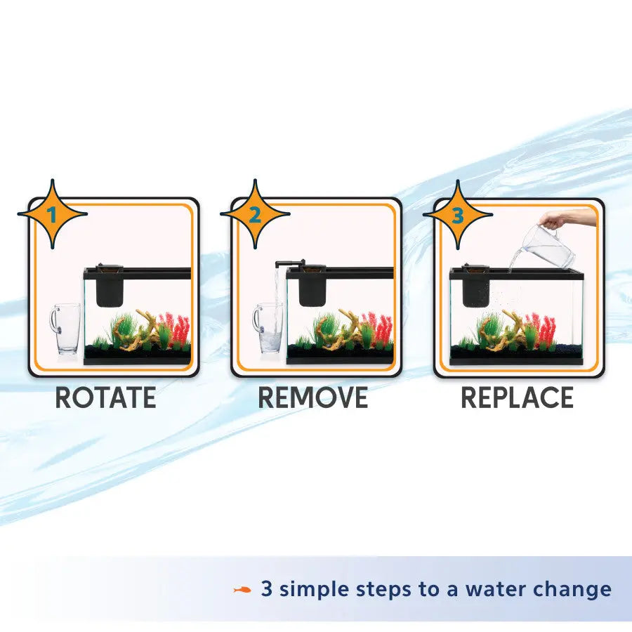 Aqueon QuietFlow SmartClean Internal Filter for Shrimp Tanks