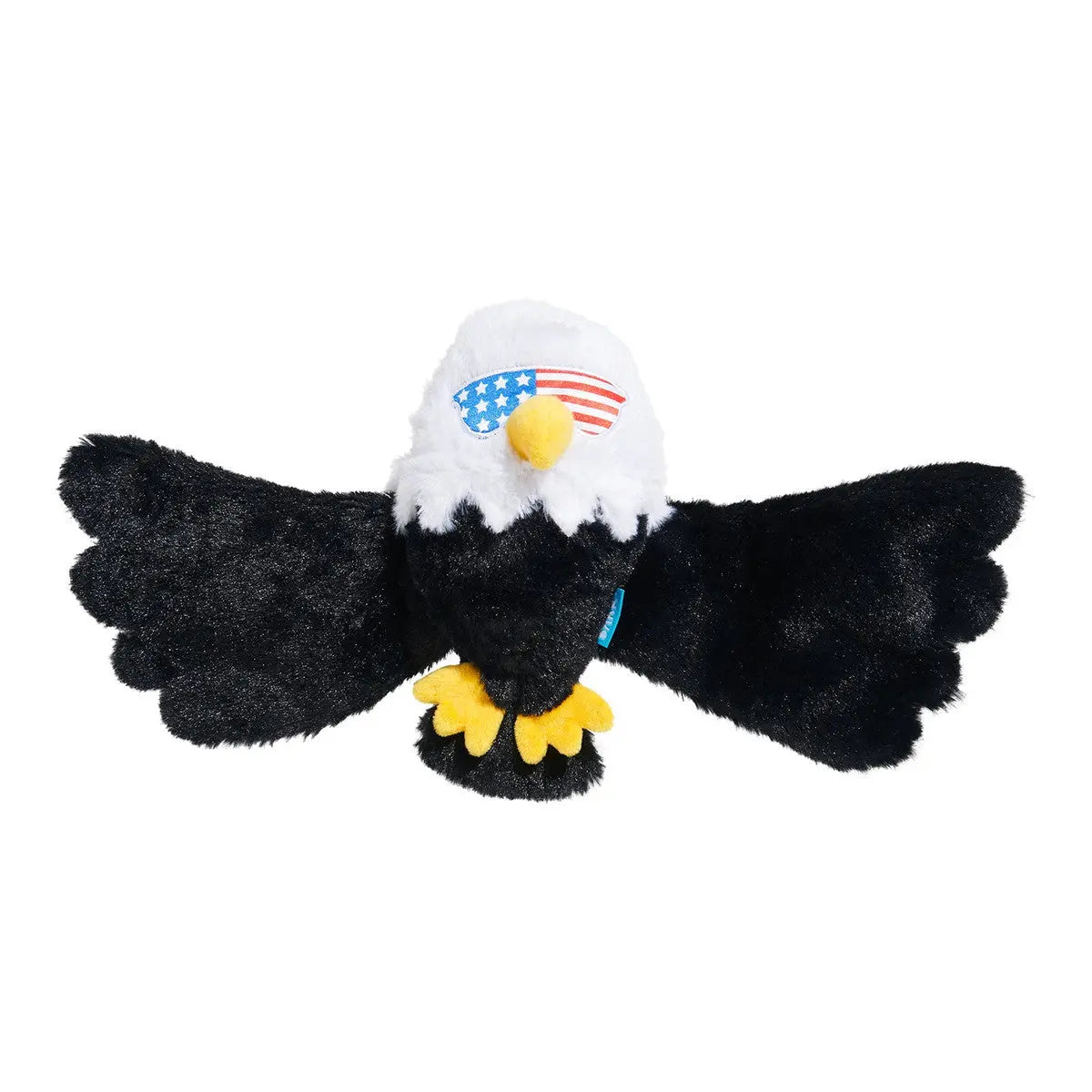 BARK Bold Eagle American Independence Day Fourth Of July Plush Dog Toy for Patriotic Pooches