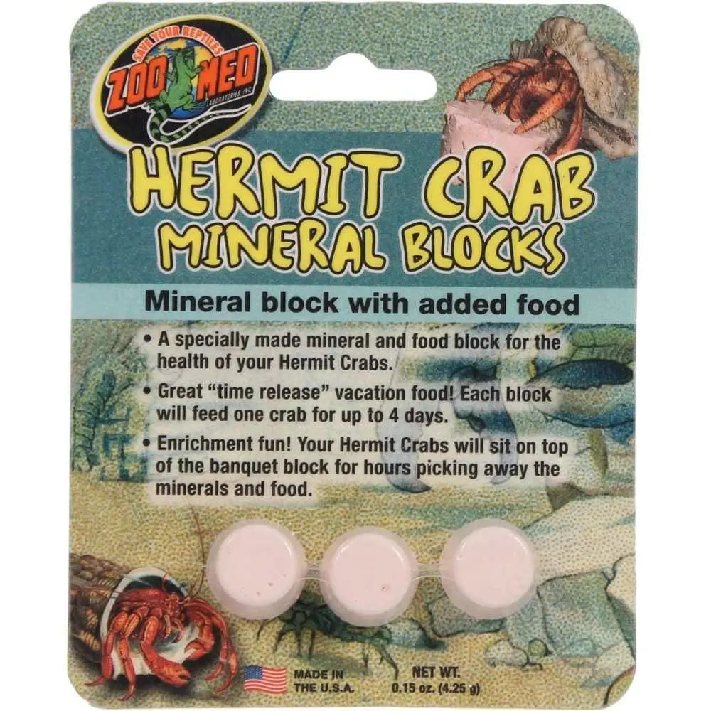 Zoo Med High - Quality Hermit Crab Mineral - Rich Blocks