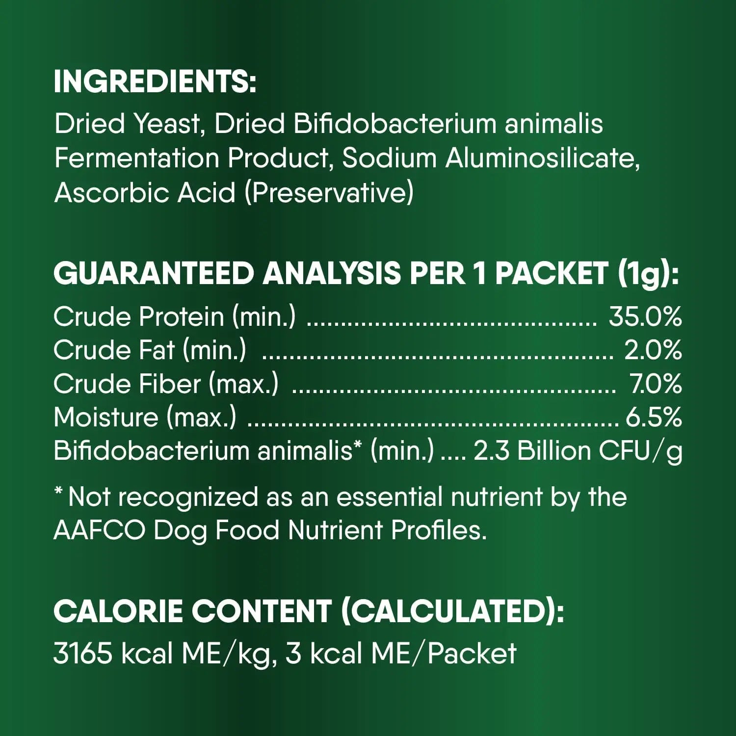 GREENIES High - Potency Digestive Probiotic Clinical - Strength Dietary Supplement for Dogs in 30 - Packet Pack
