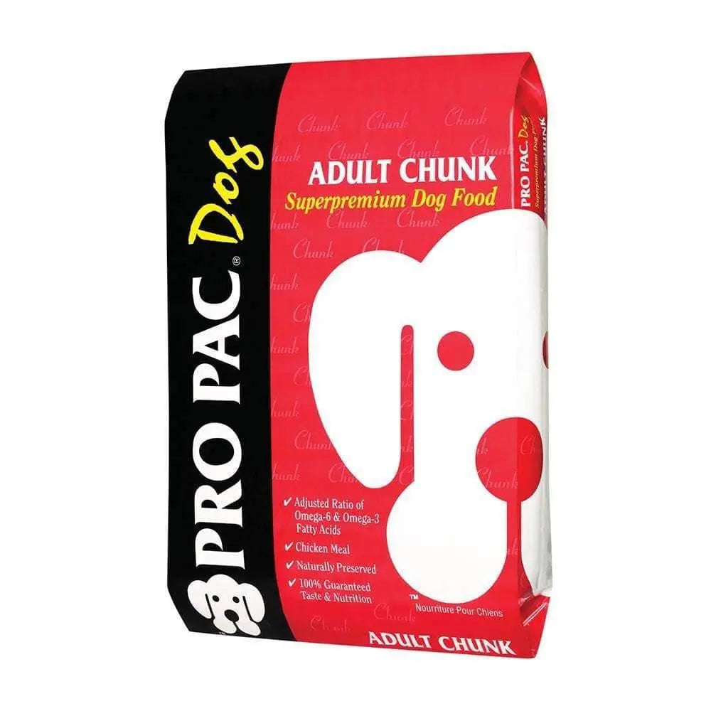 Pro Pac Premium Adult Chunky Dry Dog Food with Chicken, 40-Pound Bag