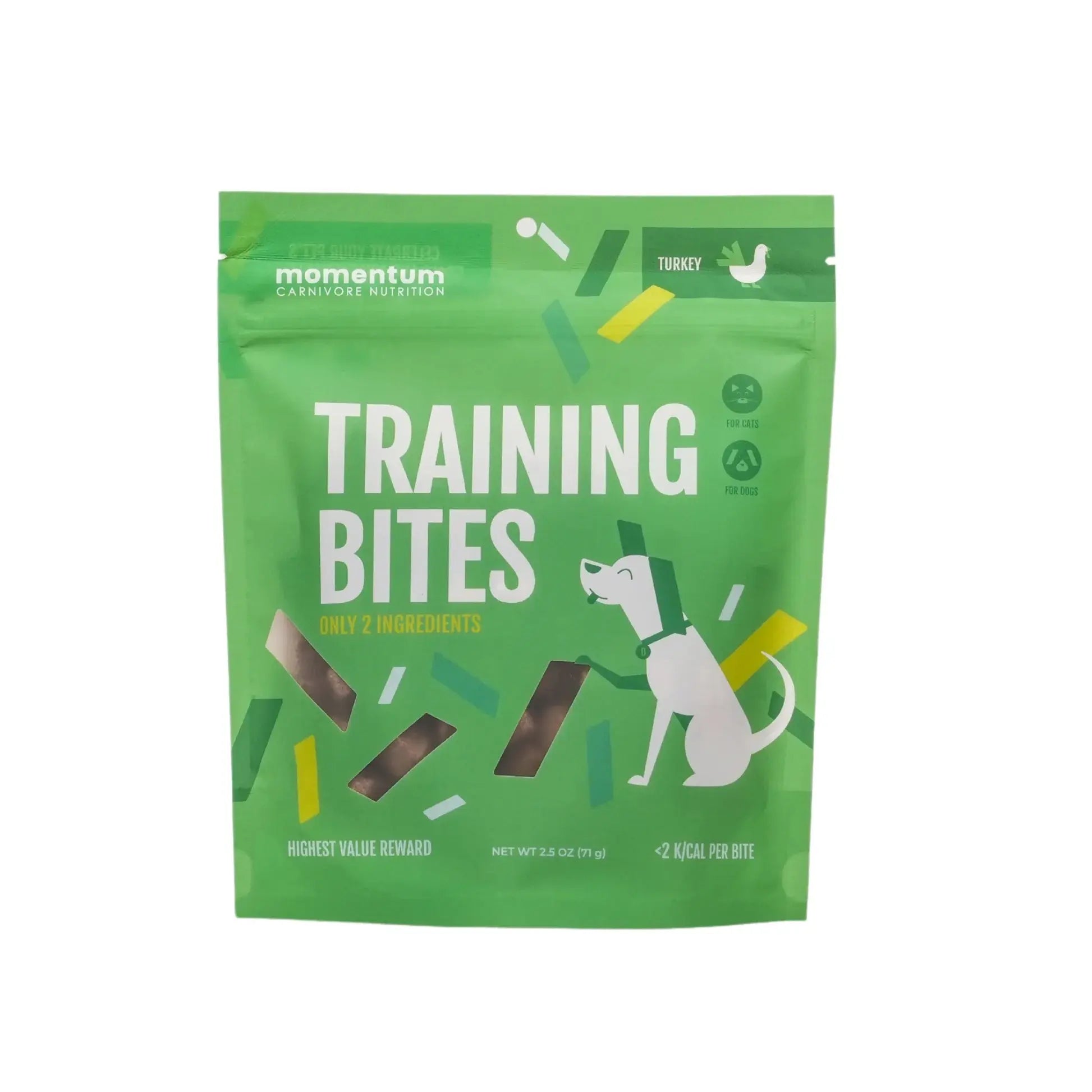 Momentum Carnivore Nutrition High - Quality Freeze - Dried Training Bites for Dogs (2.5 Ounces) Ideal for Puppies and Adult Dogs with Sensitive Stomachs