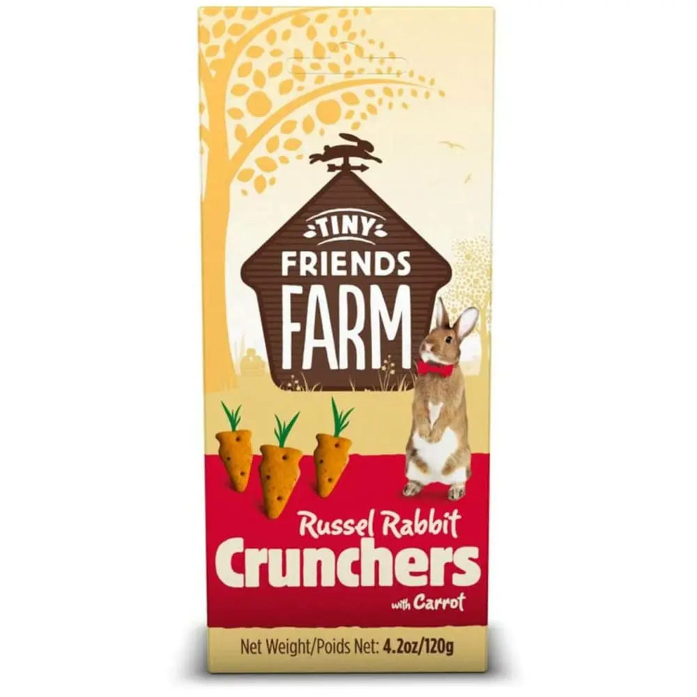 Tiny Friends Farm 4.2 oz Carrot-infused Russel Rabbit Crunchy Treats