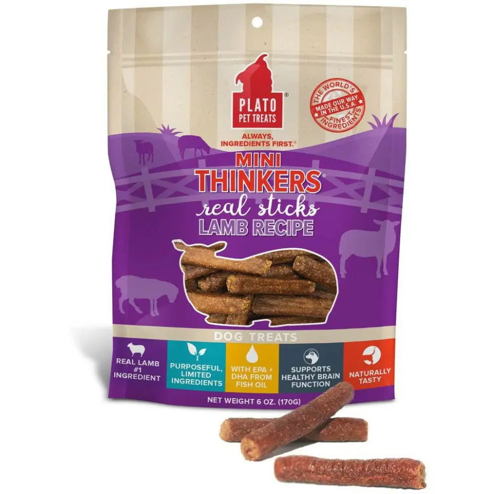 Plato Mini Lamb Treats for Training Smart Canine Thinkers