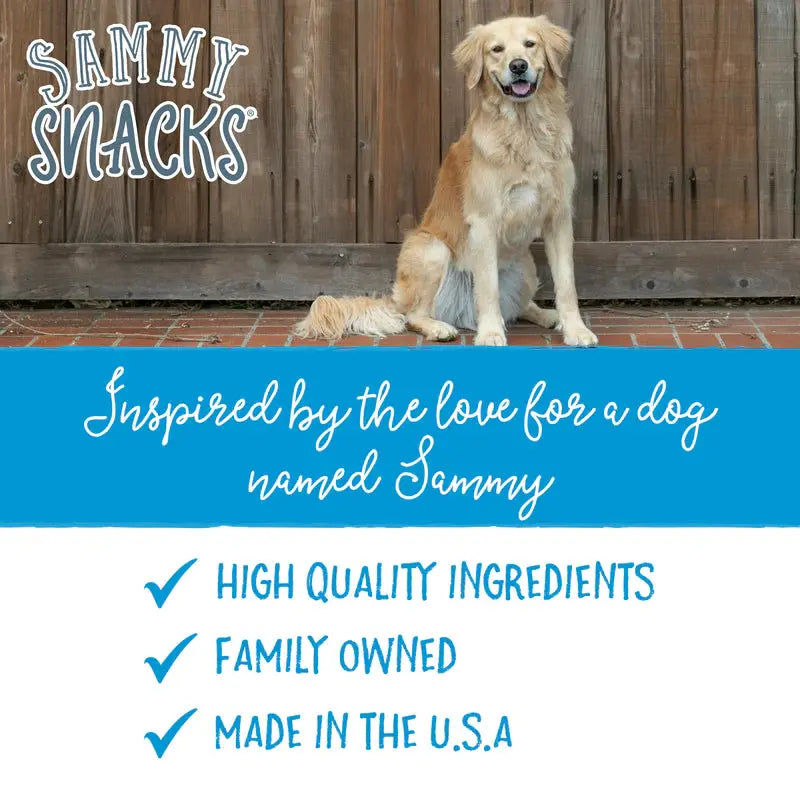 Health Extension Sammy Snacks - Premium Blueberries Flavored All - Natural Dog Treats, 8 - ounce Package