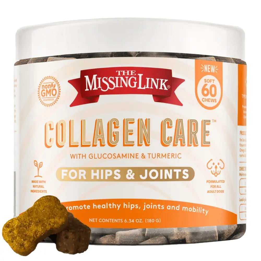 Missing Link Dog Collagen Care Soft Chews for Hip, Joint, Skin & Coat