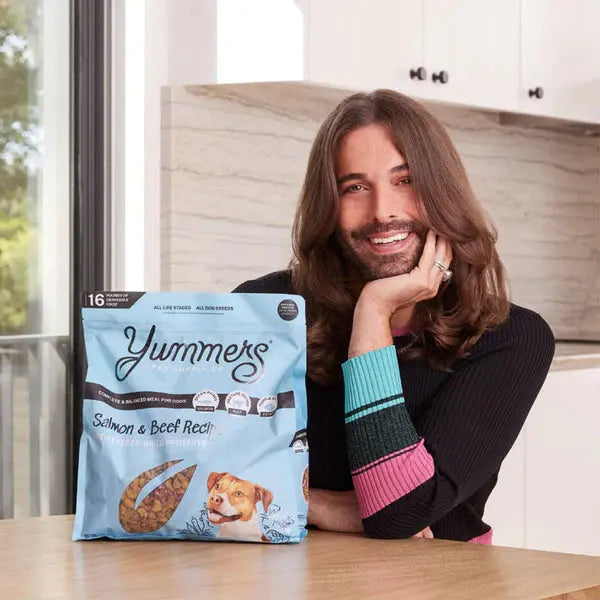 Delicious Yummers Dog Food: Salmon & Beef Recipe Enriched with Freeze - Dried Proteins