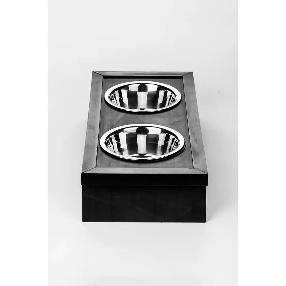 Adjustable Double Diner Cat and Dog Bowl for Home with Height - Adjustable Feature