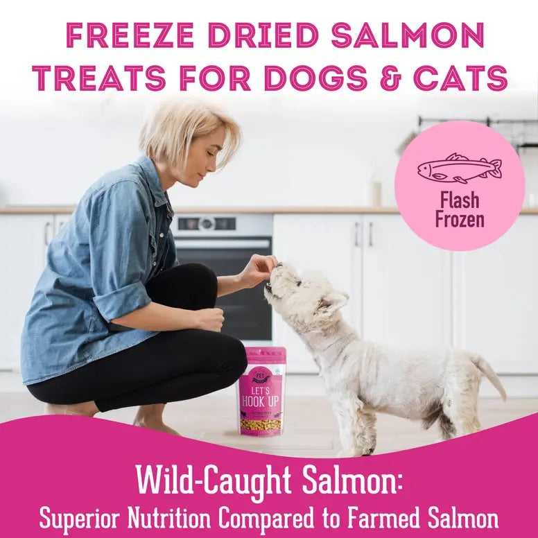 Granville's Premium Freeze - Dried Salmon Dog and Cat Treats for Training