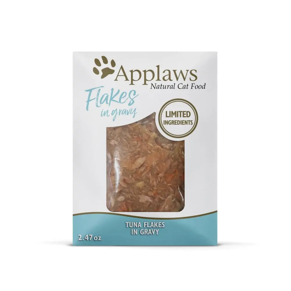 Applaws 12-Pack 2.47oz Natural Wet Cat Food - Tuna Flakes in Gravy