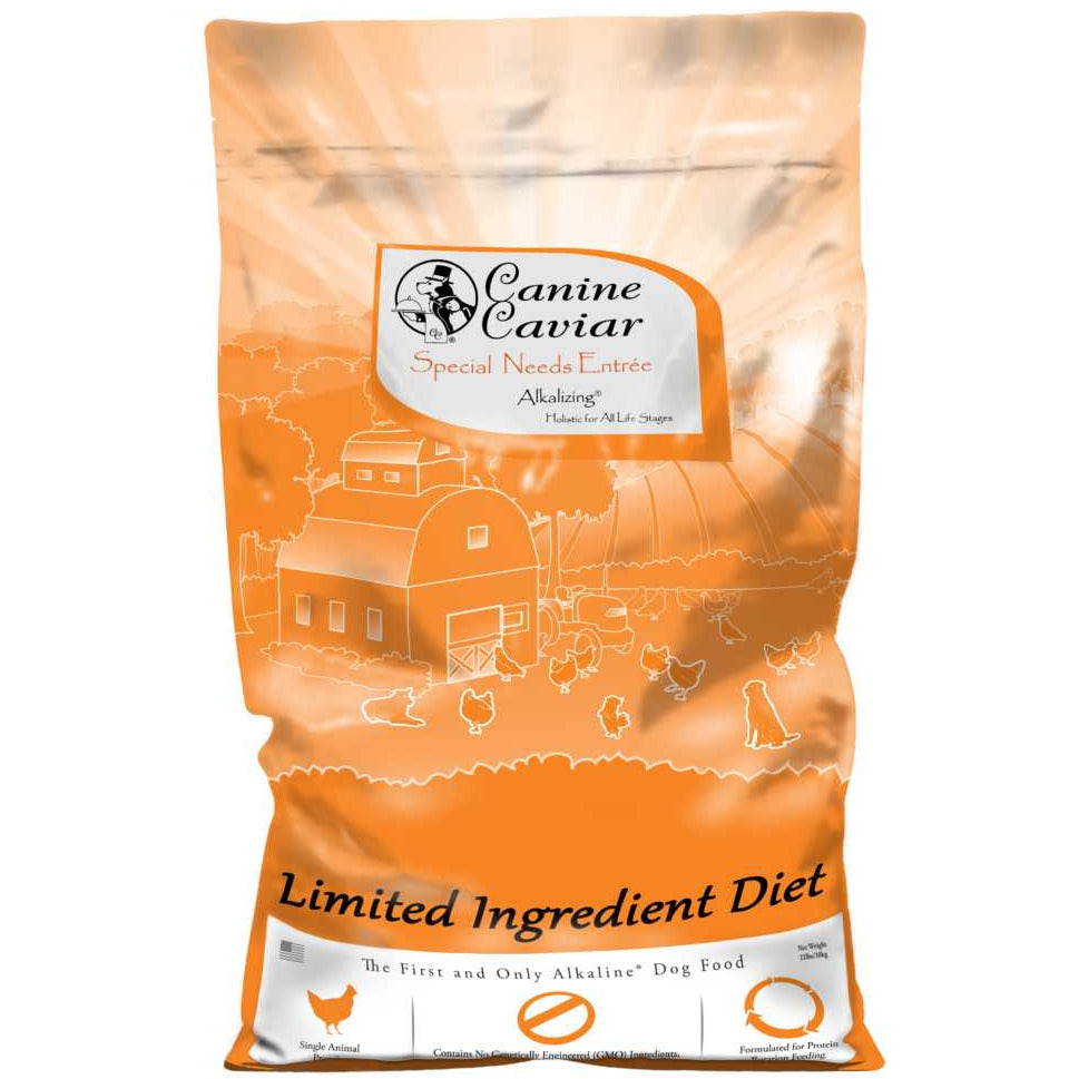Canine Caviar Special Dietary Needs Limited Ingredient Alkaline Entree Dry Dog Food for Senior, Overweight, and Giant Breed Puppies