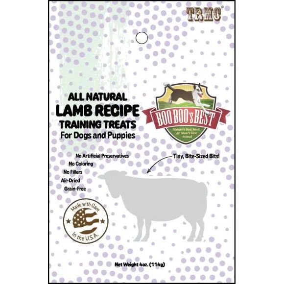Boo Boo's Premium 4oz Lamb Dog Treats for Training