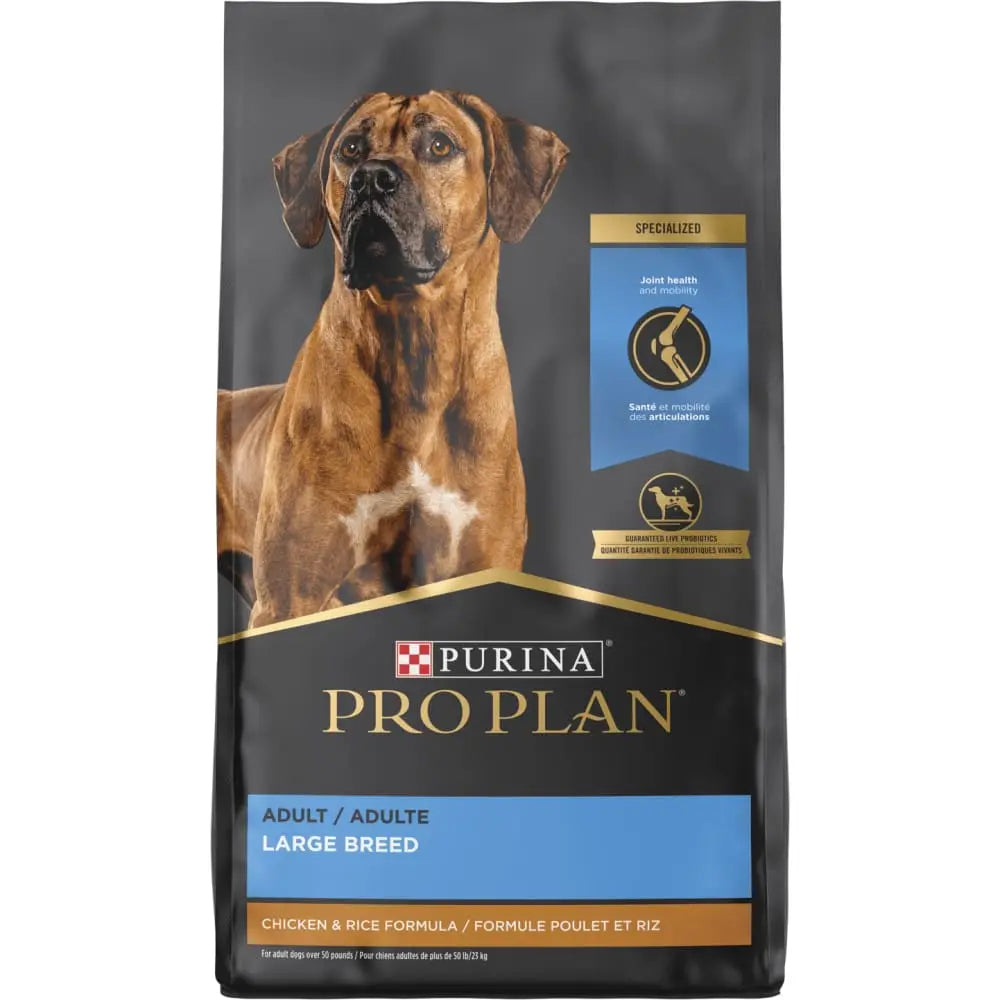 Pro Plan High - Quality Chicken & Rice Formula for Large Breed Dogs