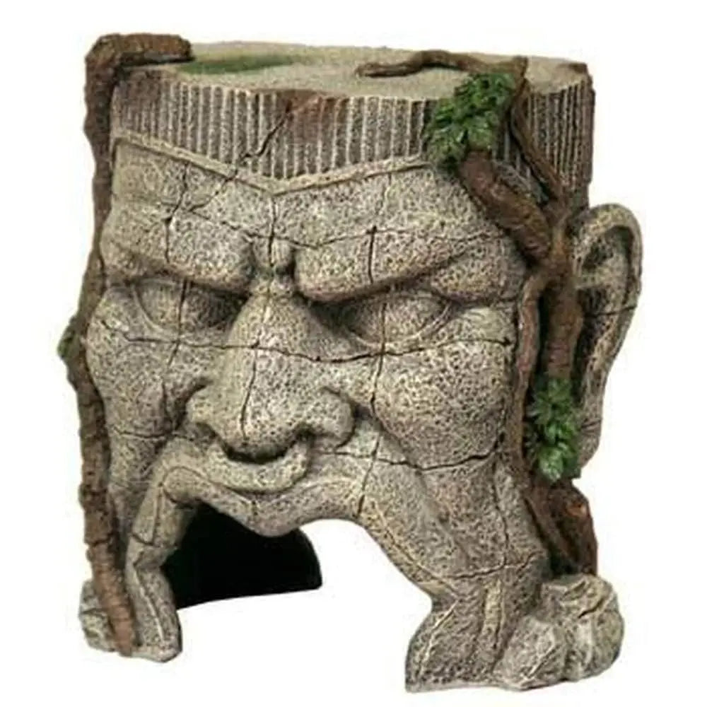 Large Blue Ribbon Resin Ornament - Mysterious Ancient Tunnel Ruins