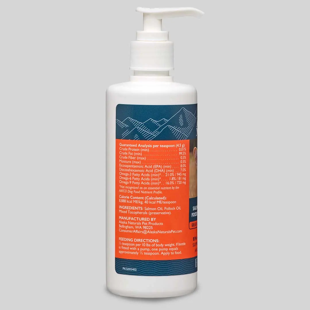 Alaska Naturals Premium Wild - Caught Alaskan Salmon Oil Dog Supplement
