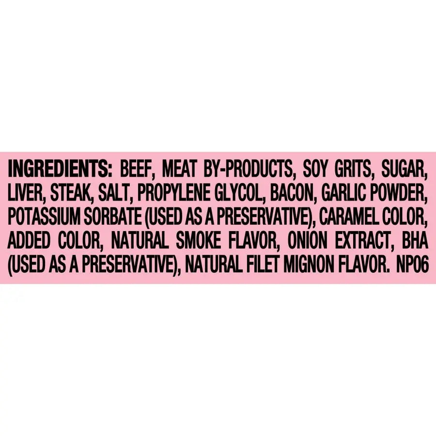 Pup-Peroni Premium Dog Treats in Filet Mignon and Bacon Flavor, 5.6 oz Package