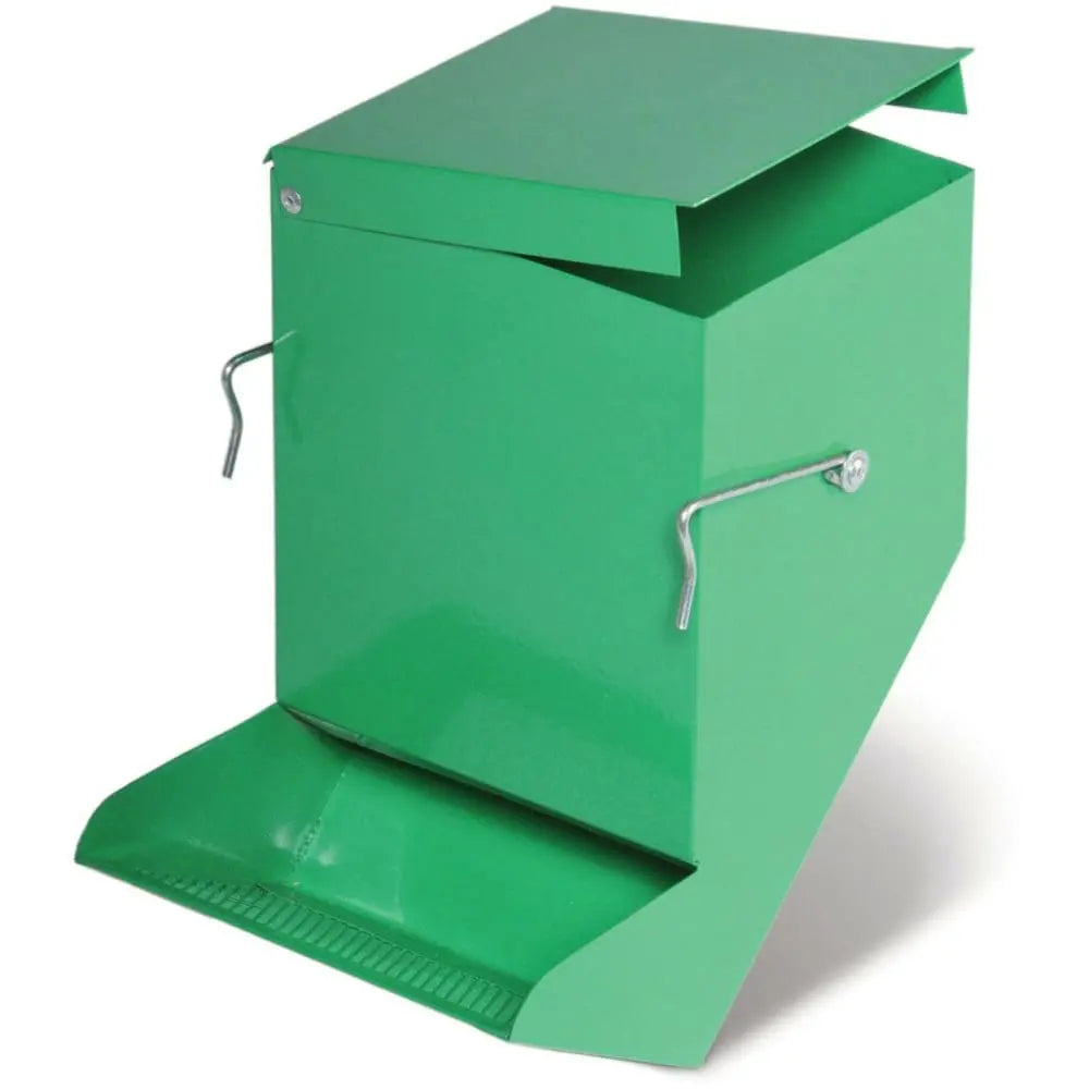 Prevue Pet Products Small Animal Gravity Metal Bin Feeder for Rabbits, Guinea Pigs and Similar - Sized Pets