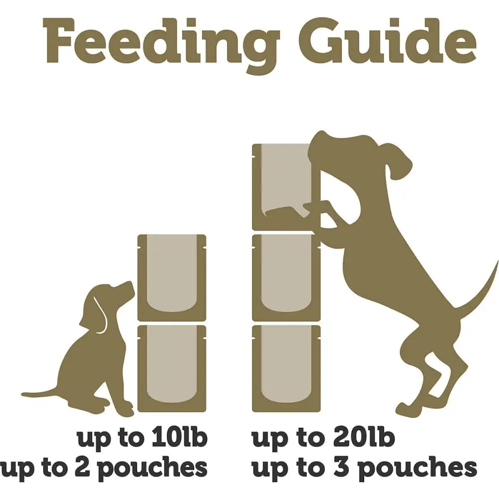 3-Ounce Beef with Green Beans, Sweet Potato & Red Pepper in Broth Pouch, 12 Pouches per Case - Premium Dog Food Topper