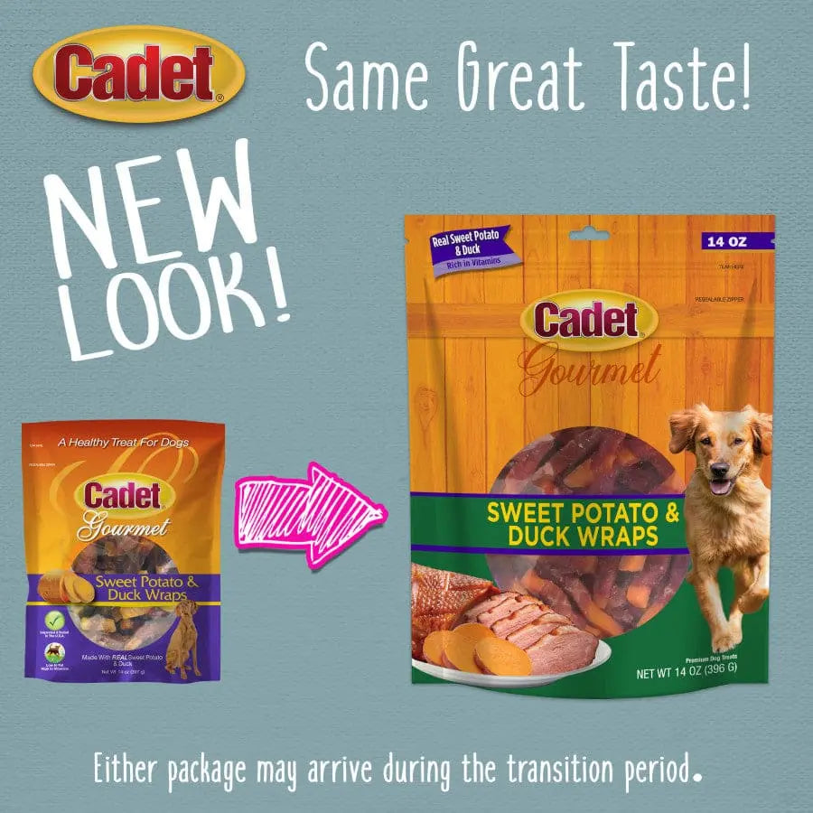 Cadet Gourmet High - Protein Duck & Sweet Potato Wrapped Dog Treats