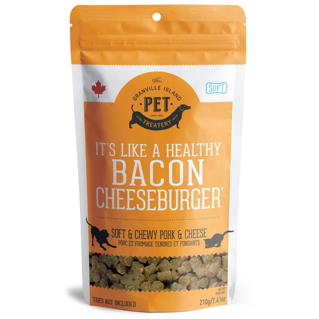 Granville Healthy Soft and Chewy Bacon Cheeseburger-Style Dog Treats
