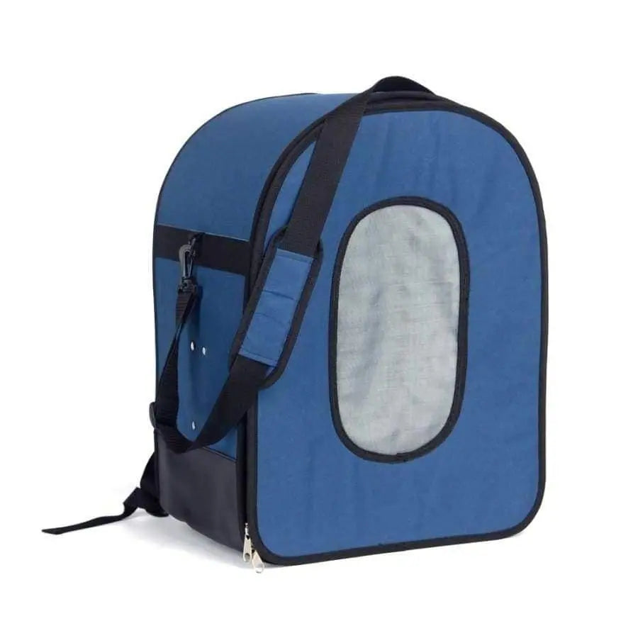 Prevue Pet Products Blue and Black Backpack-Style Bird Travel Carrier with Convenient Features