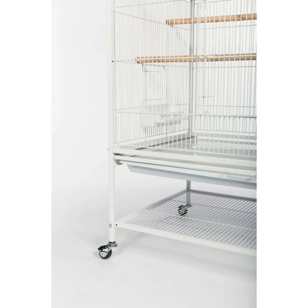 Prevue Pet Products Chalk White Small Bird Flight Cage F041 with Stand