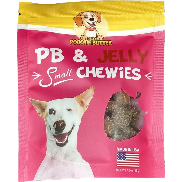 Poochie Butter Soft Chewy Baked Dog Treat Collection - 1.5 Ounce Package