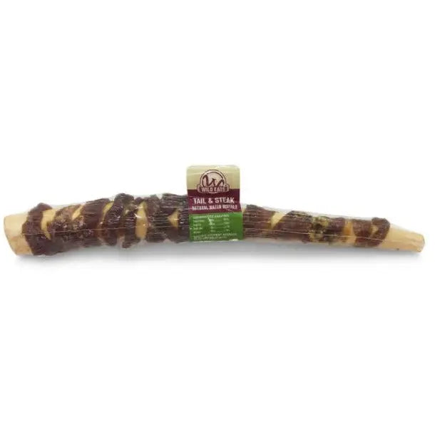 Wild Eats Premium Water Buffalo Tail Wrapped in Steak Dog Treats