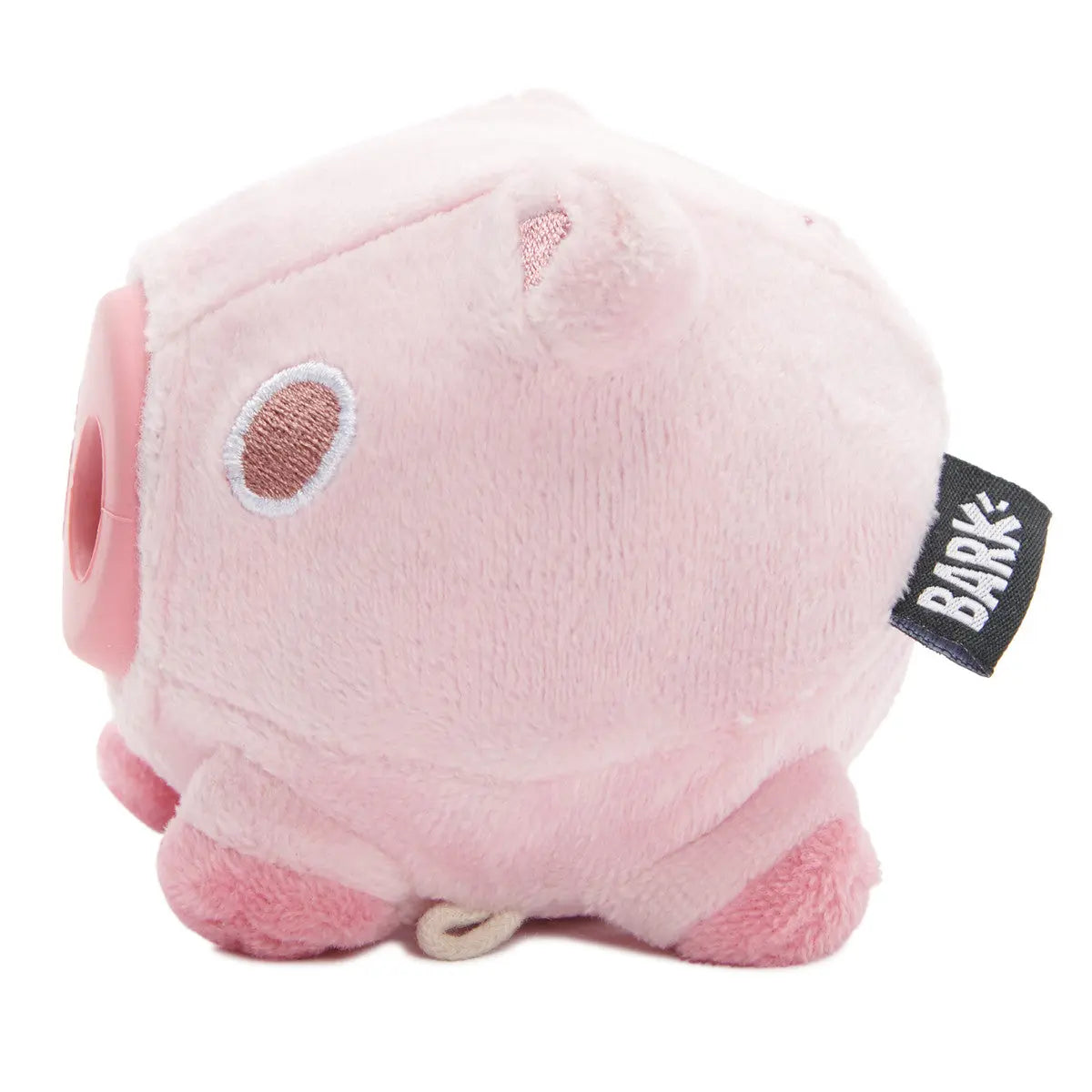BARK Pink Medium Rubber Super Chewer Pig Hog Hambone Dog Toy