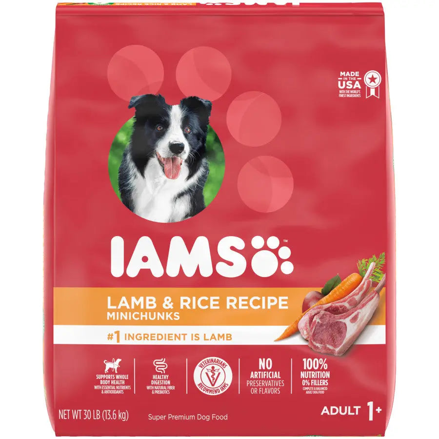 IAMS ProActive Health 30 lb Adult Lamb & Rice Dry MiniChunk Dog Food