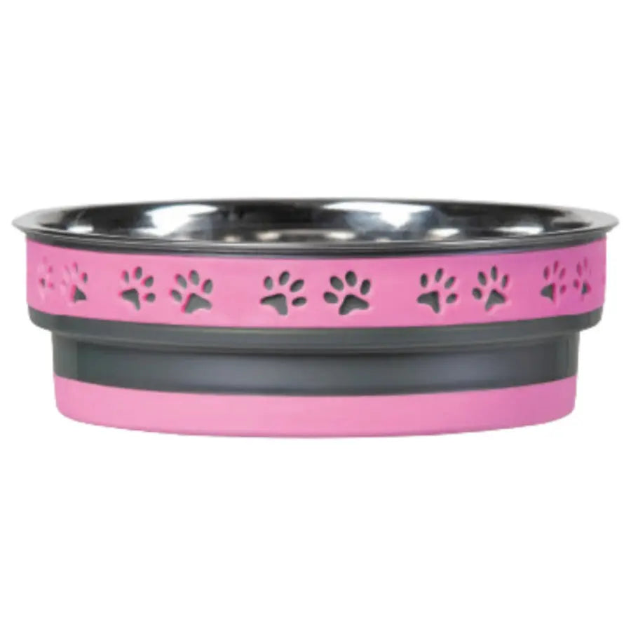 Loving Pets Anti - Rust & Bacteria - Resistant Corsa Stainless Steel Pet Bowls with 5 Vibrant Colors
