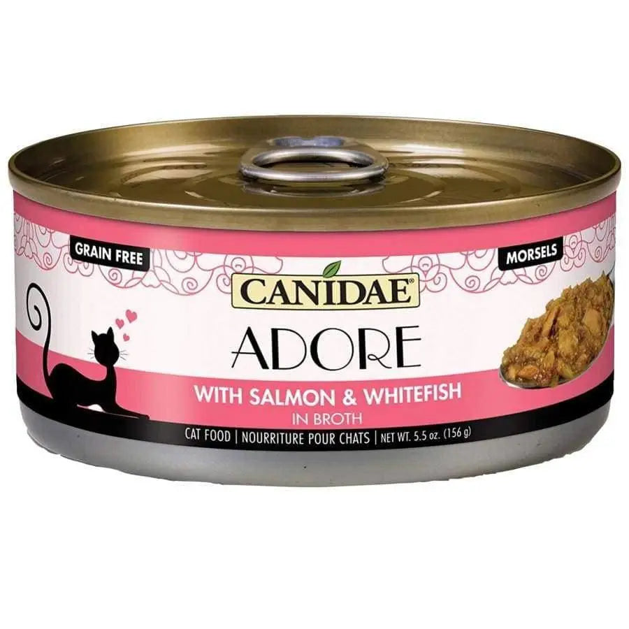 CANIDAE Adore 24-Pack 2.46 oz Canned Wet Cat Food with Salmon and Whitefish in Broth