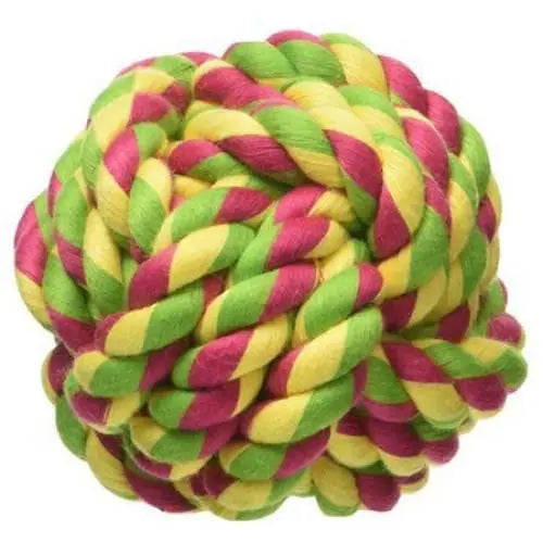 Mini 2.5 Mammoth Flossy Monkey Fist Ball Cotton - Blend Durable Dog Toy