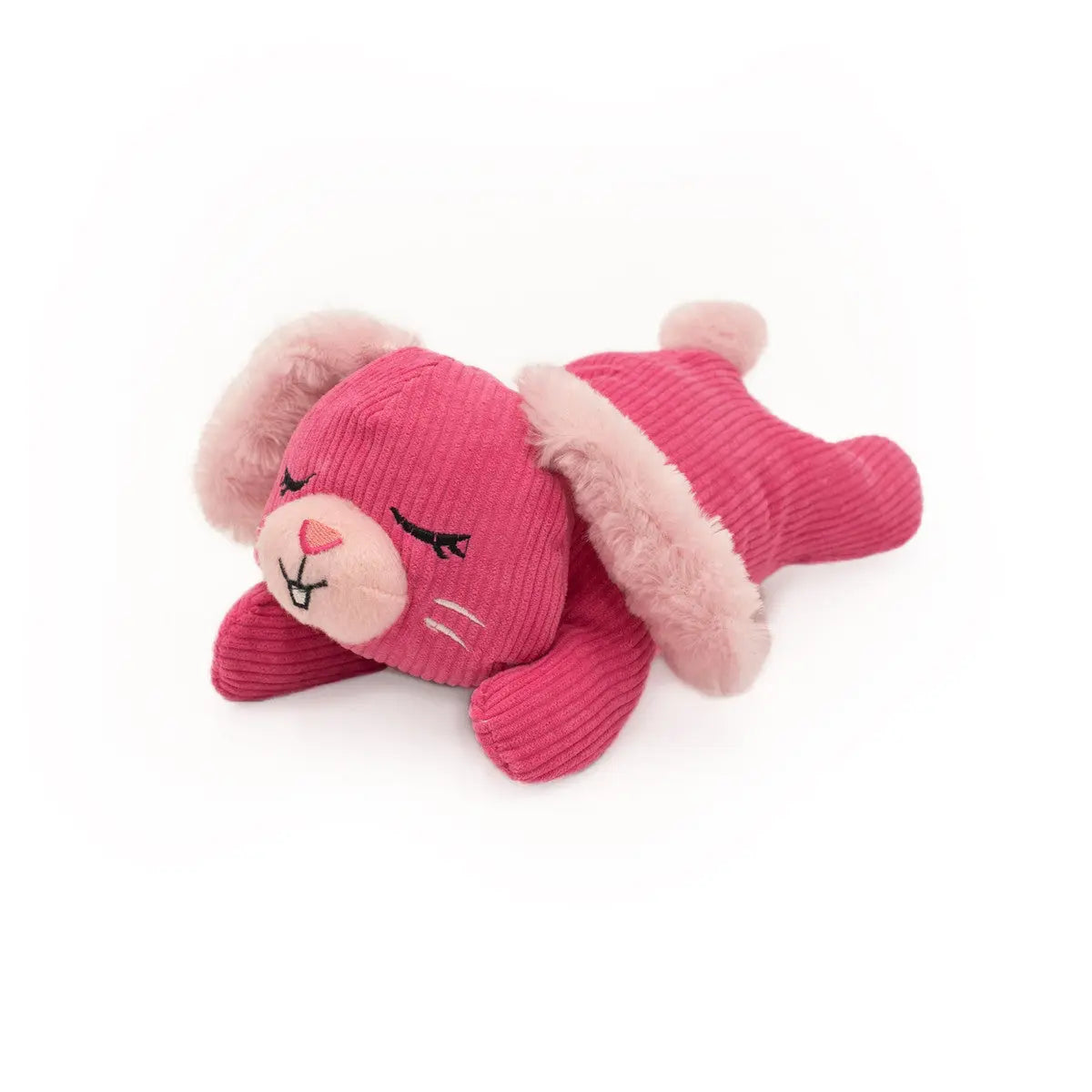 ZippyPaws Snooziez Quiet Squeaking Dog Toys with Exclusive Shhhqueaker for Peaceful Play