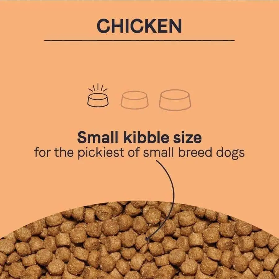 CANIDAE PURE Grain-Free Adult Dry Dog Food for Small Breeds, Raw Coated with Freeze-Dried Chicken