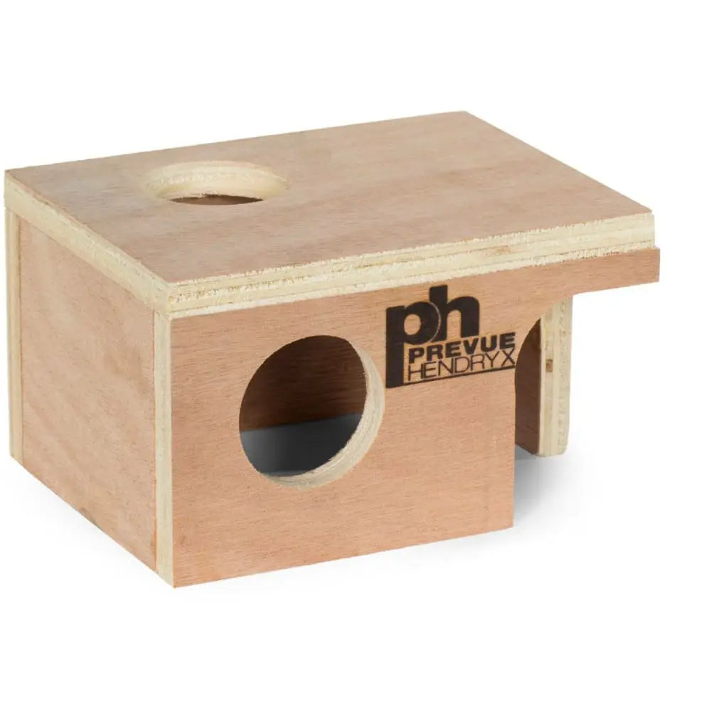 Prevue Pet Products Unvarnished Wooden Mouse Hut for Small Animals
