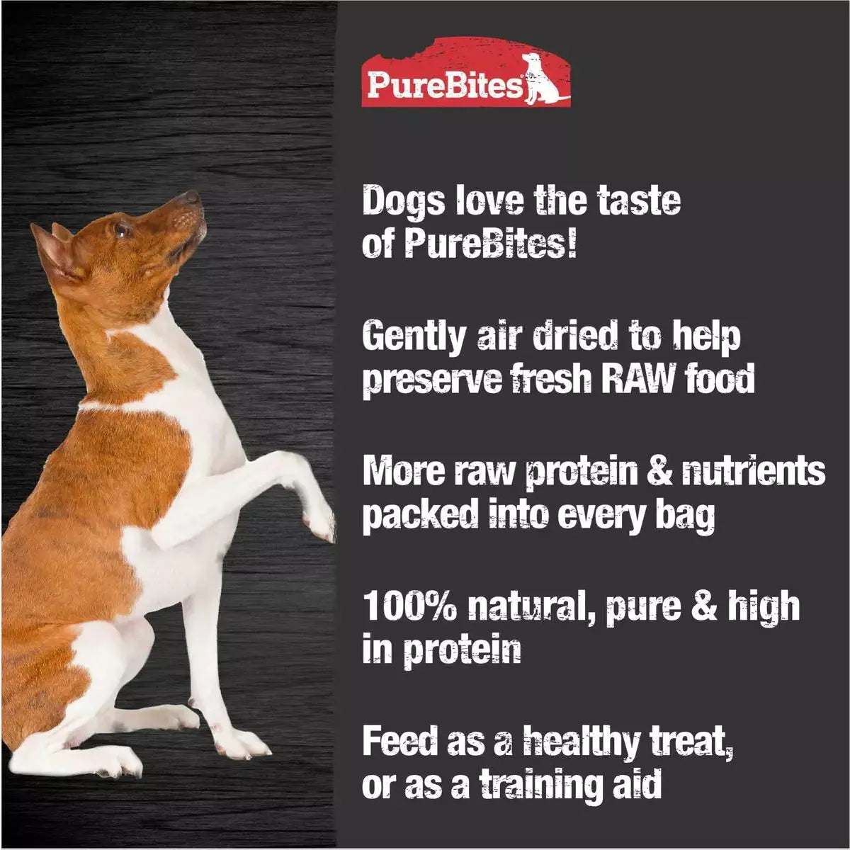 PureBites 21.1 oz Air - Dried Chicken Jerky Dog Treats, 100% Pure Chicken
