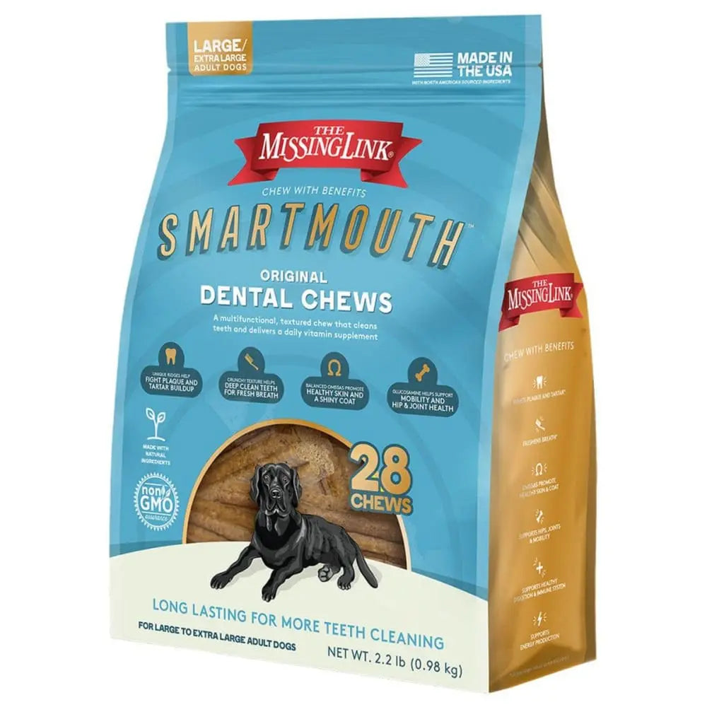 Missing Link SMARTMOUTH All - in - One Dental Chew for Dogs with Comprehensive Health Benefits