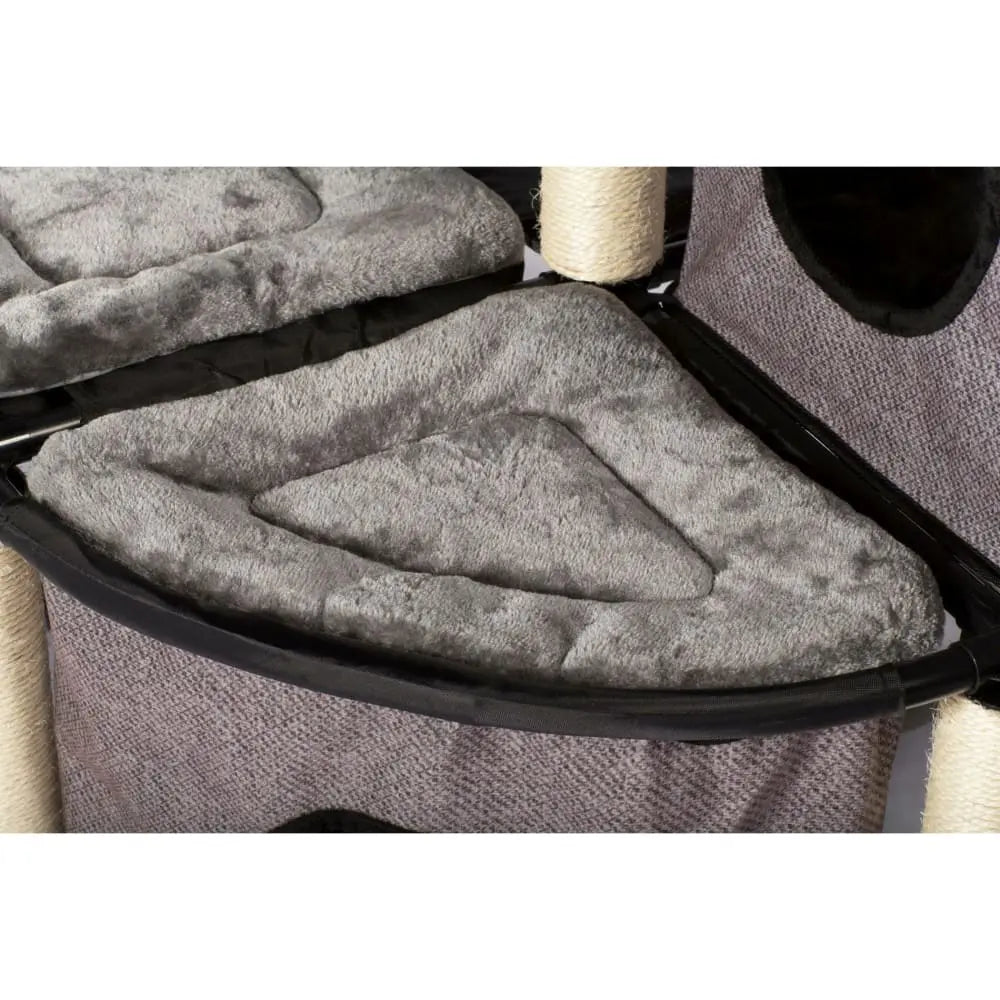 Prevue Pet Products Gray Print Catville Multi - level Cat Tower