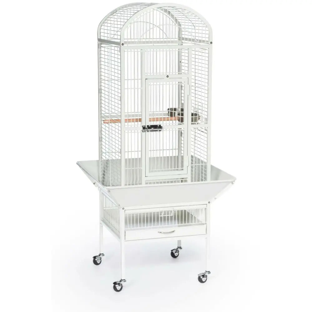 Prevue Pet Products Small-Sized Dome Top Style Bird Cage - Chalk White Finish