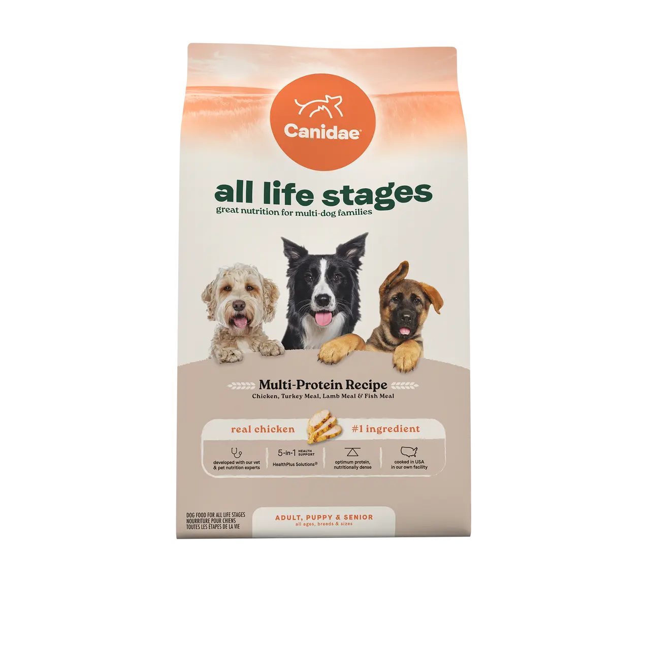 Canidae Premium All Life Stages Dry Dog Food with a Multi-Protein Recipe for Every Dog