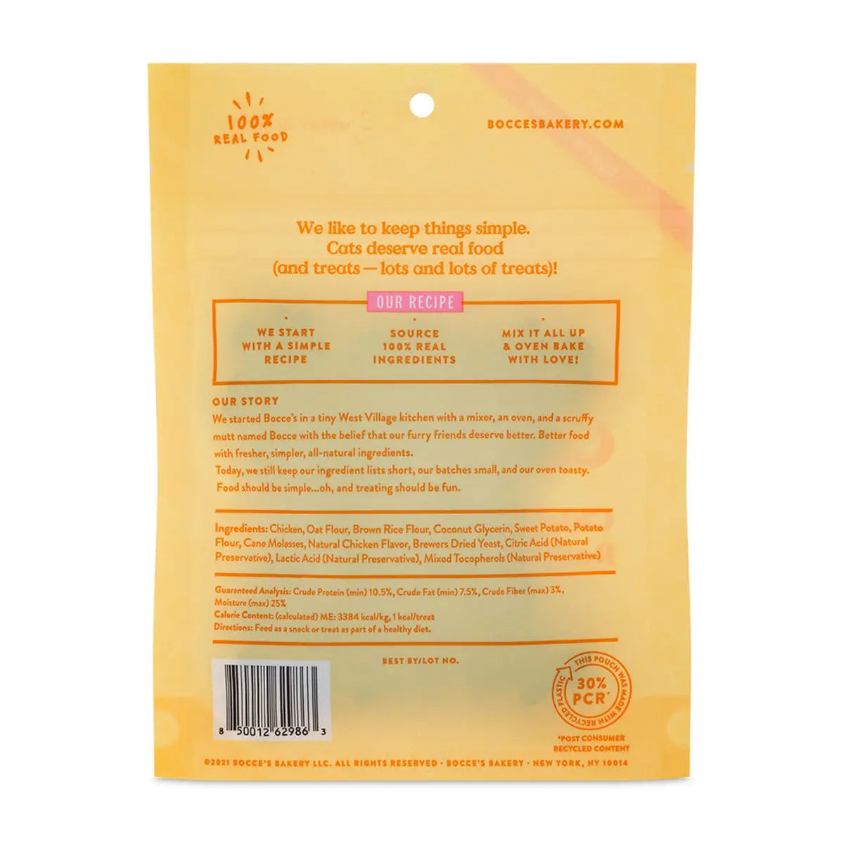 Bocce's Bakery 2oz Soft & Chewy Heart-Shaped Chicken Cat Treats