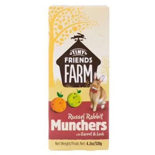Tiny Friends Farm Nutritious Russel Rabbit Treats with Carrot & Leek