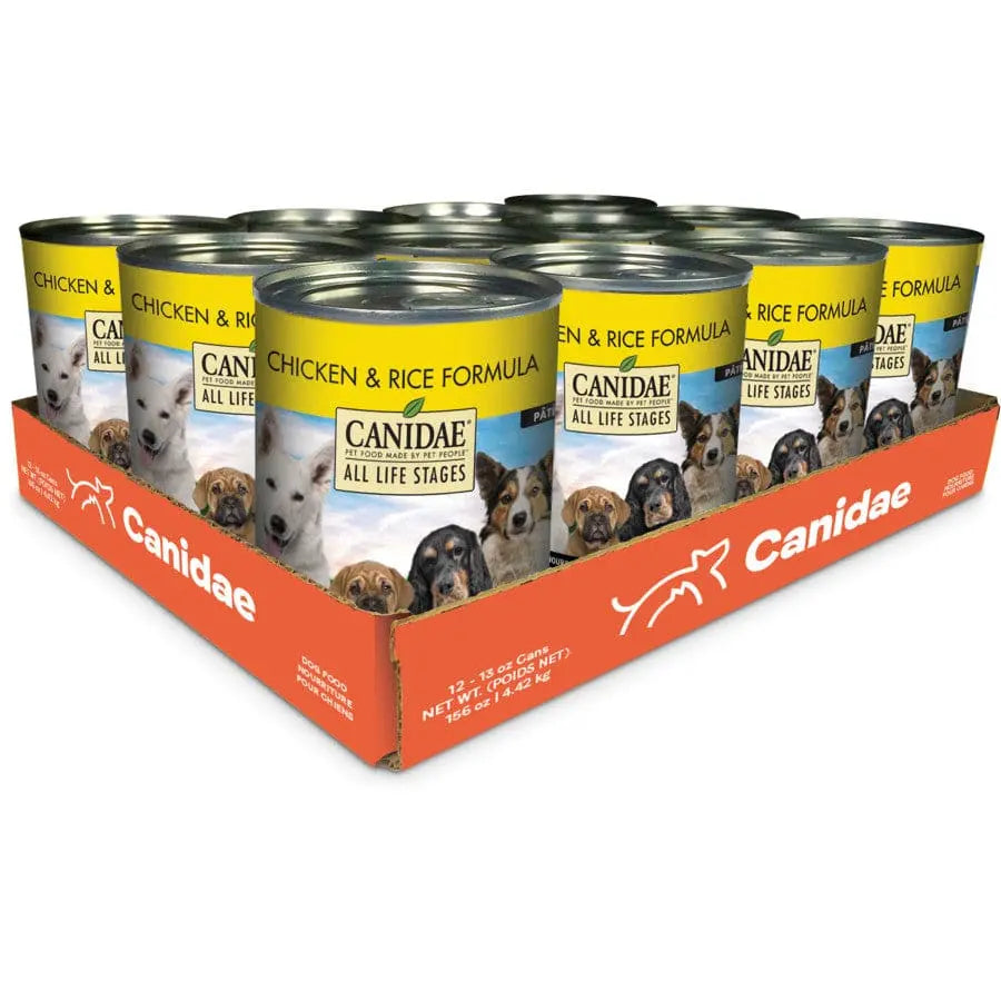 CANIDAE Wet Dog Food for All Life Stages - Pack of 12 Cans, Each 13 Ounces